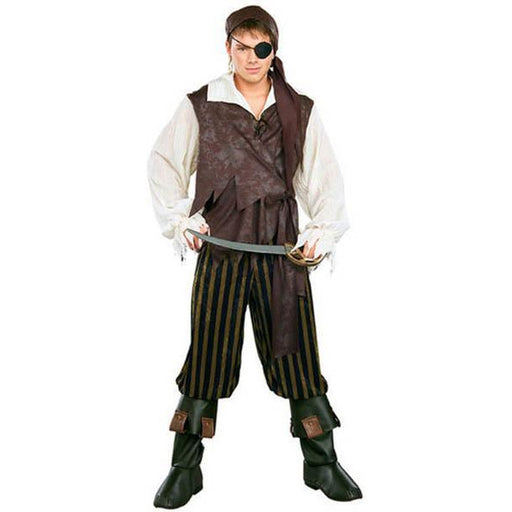 Men's Caribbean Pirate Costume - Make It Up Costumes 