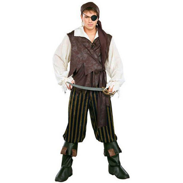 Men's Caribbean Pirate Costume - Make It Up Costumes 