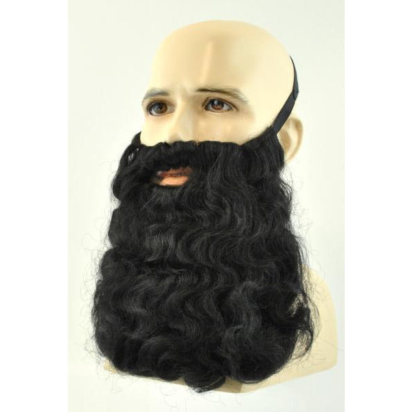 Fake Curly Beard and Mustache - Make It Up Costumes 
