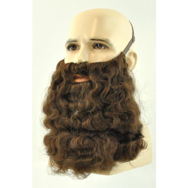 Fake Curly Beard and Mustache - Make It Up Costumes 