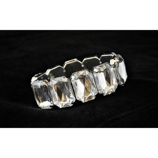 Fake Diamond Costume Bracelet with Rhinestones - Make It Up Costumes 