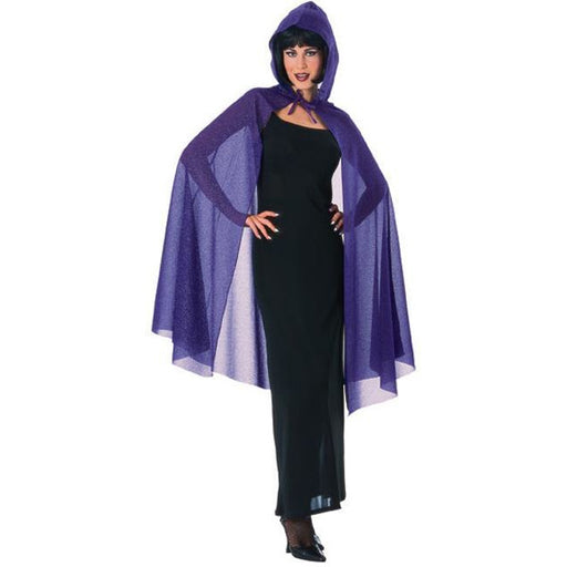Glitter Costume Cape with Hood - Make It Up Costumes 