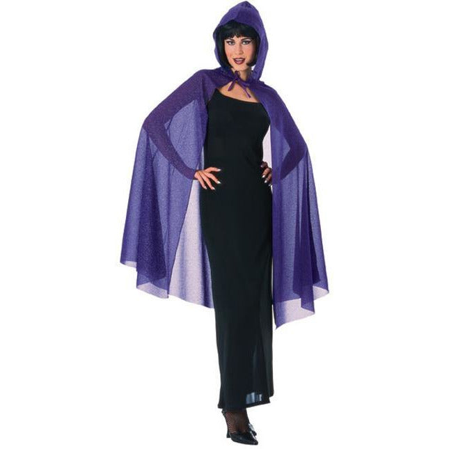 Glitter Costume Cape with Hood - Make It Up Costumes 