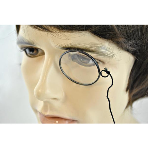 Black Costume Monocle - Make It Up Costumes 