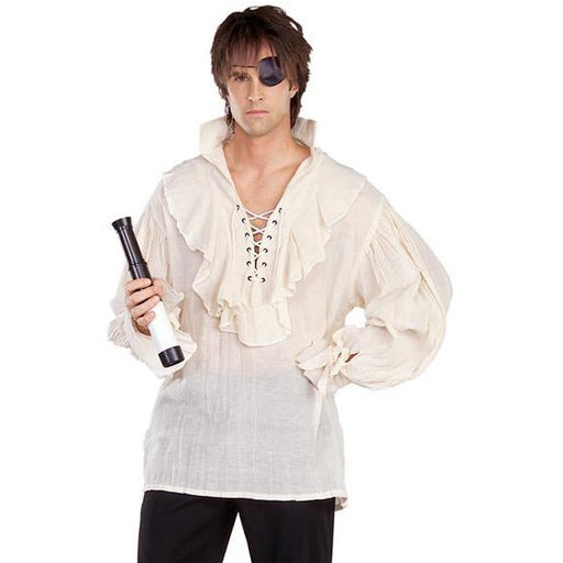 Off White Pirate Shirt - Make It Up Costumes 