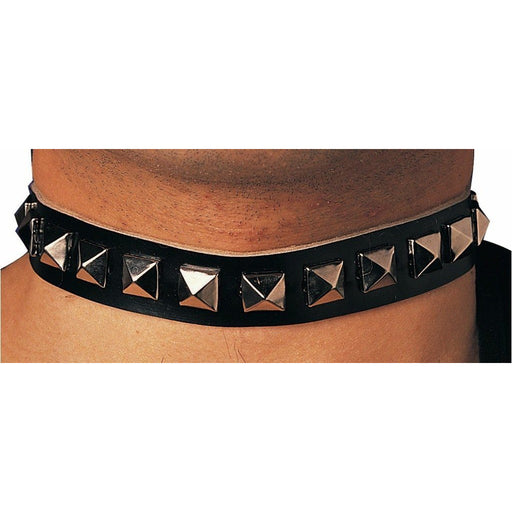 Men's Studded Choker Necklace - Make It Up Costumes 
