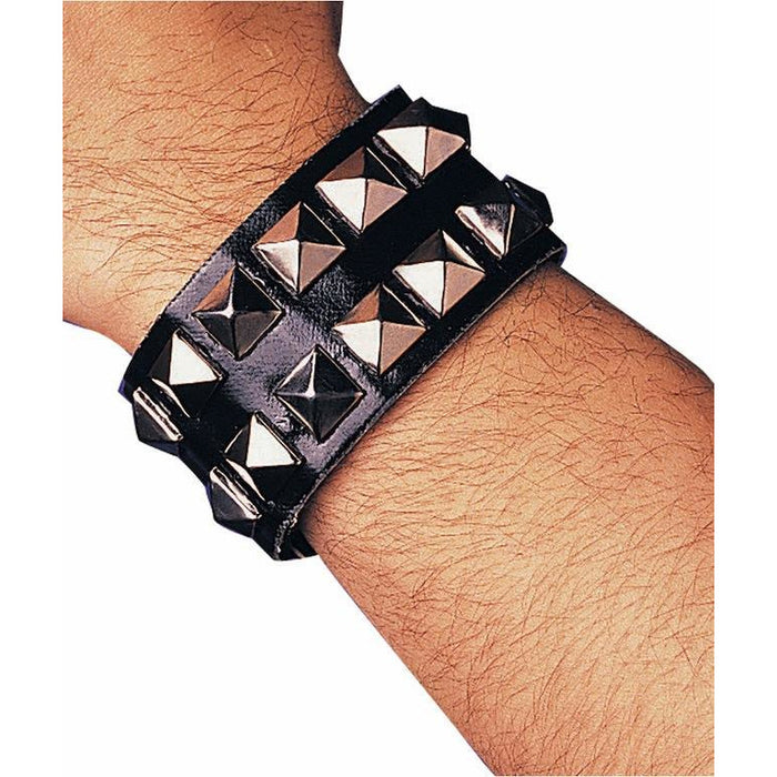 Punk Studded Wristband - Make It Up Costumes 
