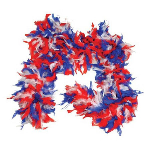 Patriotic 80 Gram Chandelle Boa - Make It Up Costumes 
