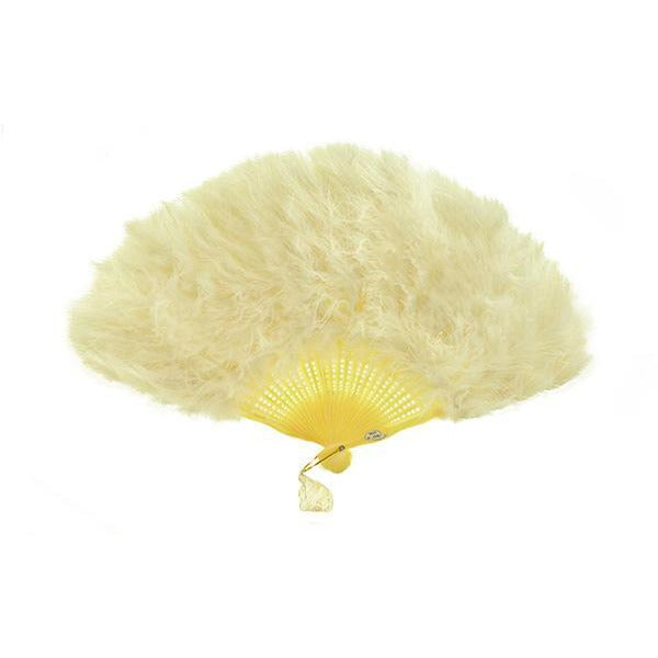 Marabou Feather Hand Fans - Make It Up Costumes 