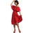 1970's Saturday Night Fever Red Dress - Make It Up Costumes 