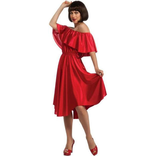 1970's Saturday Night Fever Red Dress - Make It Up Costumes 