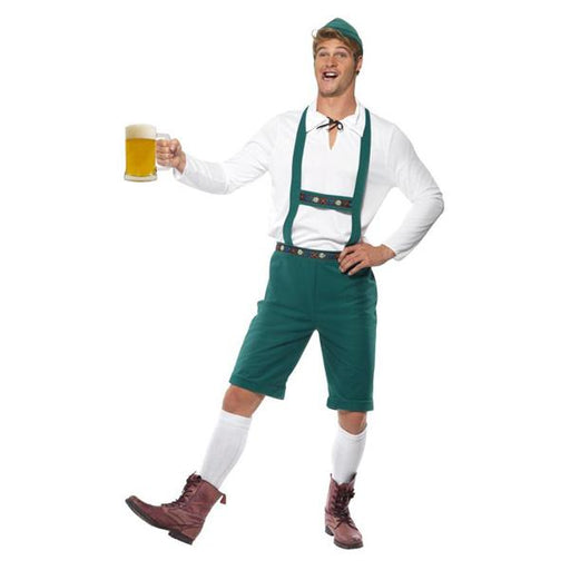 Men's Oktoberfest Lederhosen Costume - Make It Up Costumes 