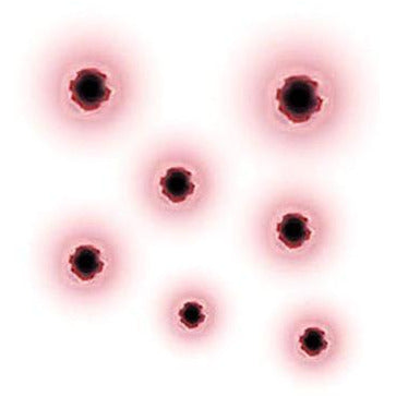 Fake Bullet Holes Temporary Tattoos - Make It Up Costumes 