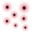 Fake Bullet Holes Temporary Tattoos - Make It Up Costumes 