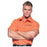 Orange Prisoner Shirt - Make It Up Costumes 