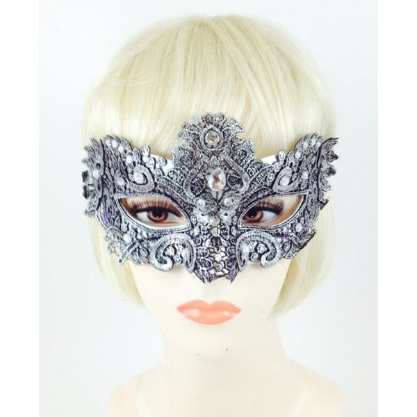 Vennia Eye Mask with Jewels - Make It Up Costumes 