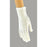White Dress Gloves for Women - Cotton - Make It Up Costumes 