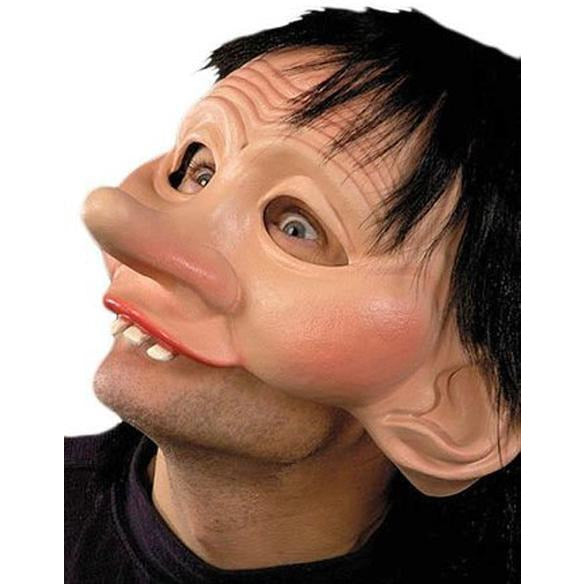 Mr. Bashfool Character Mask with Hair - Make It Up Costumes 