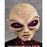 Grey Latex Alien Mask - Make It Up Costumes 